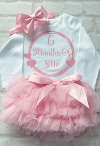 Months baby outfit girls - months,