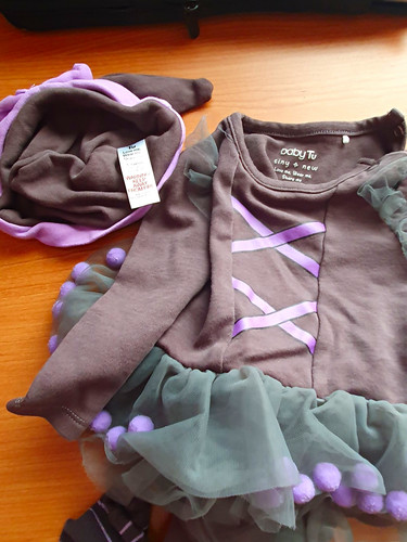 Baby girls grey purple 3m - baby, grey/purple