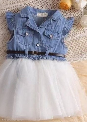 Baby girl denim dress - girl,