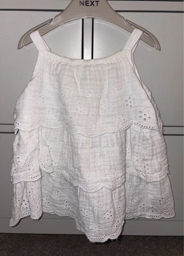 Baby girls white ditsy - baby, girls’