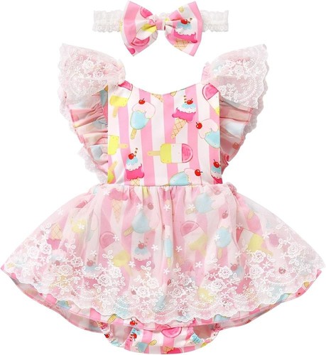 Fymnsi baby girl pink - pink, lace