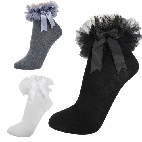 Tutu lace school socks - tutu,