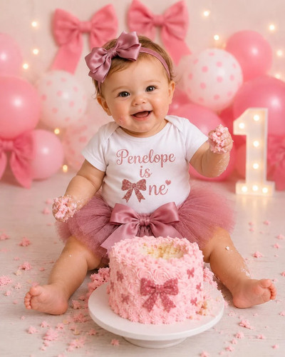 Girls tutu knicker bow cake - girls,