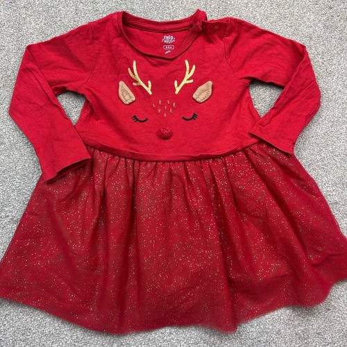 Baby reindeer red - red, tulle