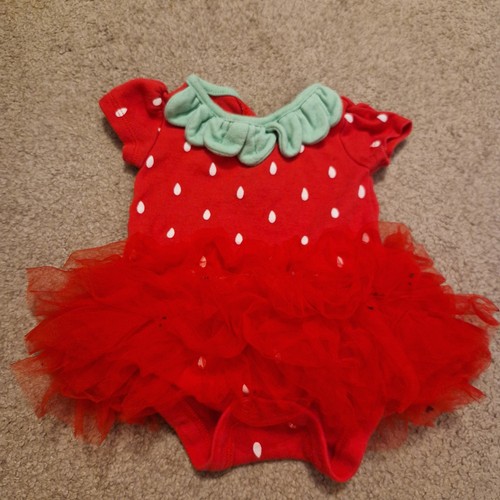 Baby strawberry tutu romper - baby,