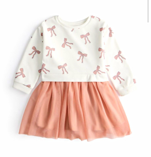 Baby girl 24m bow - 12-24m, print