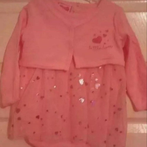 Babys pink heart - heart, tutu,body