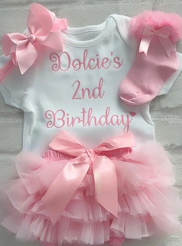 Personalised girls frilly - personalised,