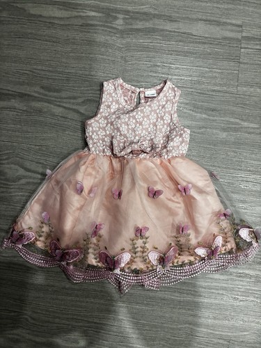 Girls baby pink dress - , size