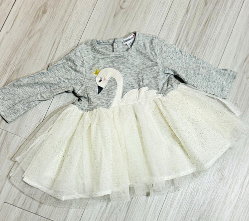Babaluno baby girls - grey, white