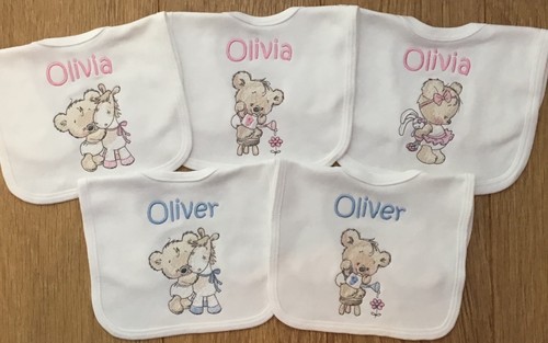 Personalised baby bibs - personalised,